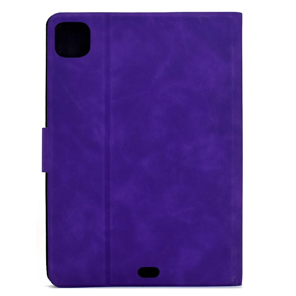 Tablet Case For iPad Air 11 (2026) / (2025) / (2024) / Air (2022) / (2020) / Pro 11 (2022) / (2021) / (2020) / (2018) , PU Leather Cover with Card Slots - Purple - 7