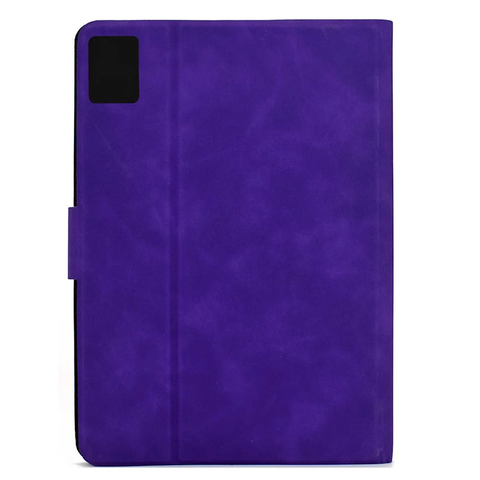 For Lenovo Tab M11 / Xiaoxin Pad 11 2024 Case PU Leather Tablet Cover with Card Slots - Purple - 7