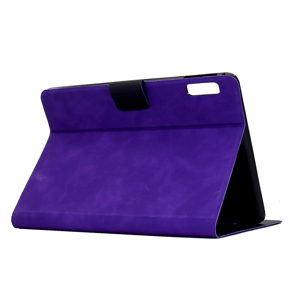 For Lenovo Tab M9 TB-310FU Case PU Leather Tablet Cover with Card Slots - Purple - 3