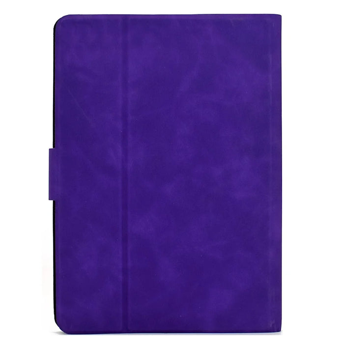 For Amazon Kindle Paperwhite 6 (2024) Case PU Leather Tablet Cover with Card Slots - Purple - 7