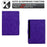 For Samsung Galaxy Tab S9 / Tab S9 FE Case PU Leather Tablet Cover with Card Slots - Purple - 4
