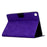 For Samsung Galaxy Tab A9 Case PU Leather Tablet Cover with Card Slots - Purple - 3