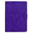For Samsung Galaxy Tab A9 Case PU Leather Tablet Cover with Card Slots - Purple - 6