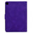 For Samsung Galaxy Tab A9 Case PU Leather Tablet Cover with Card Slots - Purple - 7