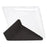 For Samsung Galaxy Tab S10 FE+ Case PU Leather Origami Stand Clear Tablet Cover - Black - 2