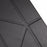 For Samsung Galaxy Tab S10 FE+ Case PU Leather Origami Stand Clear Tablet Cover - Black - 7