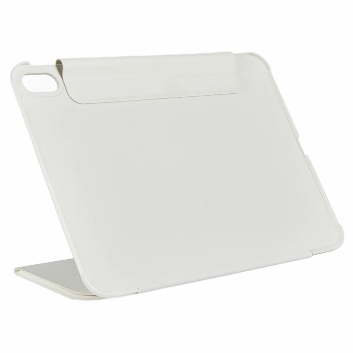 For iPad (2025) / iPad 10.9 (2022) Case Y-Shape Stand PU Leather Flip Tablet Cover with Auto Wake / Sleep - Beige - 3
