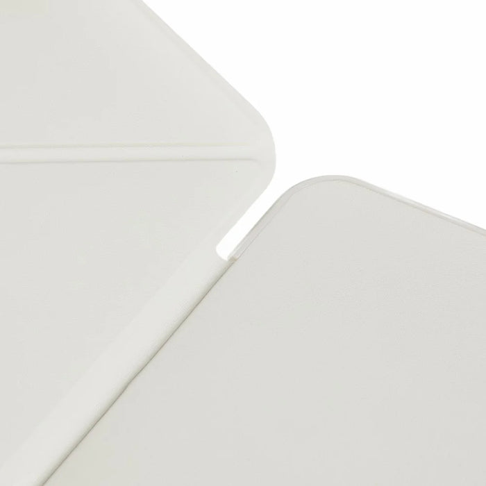 For iPad (2025) / iPad 10.9 (2022) Case Y-Shape Stand PU Leather Flip Tablet Cover with Auto Wake / Sleep - Beige - 6