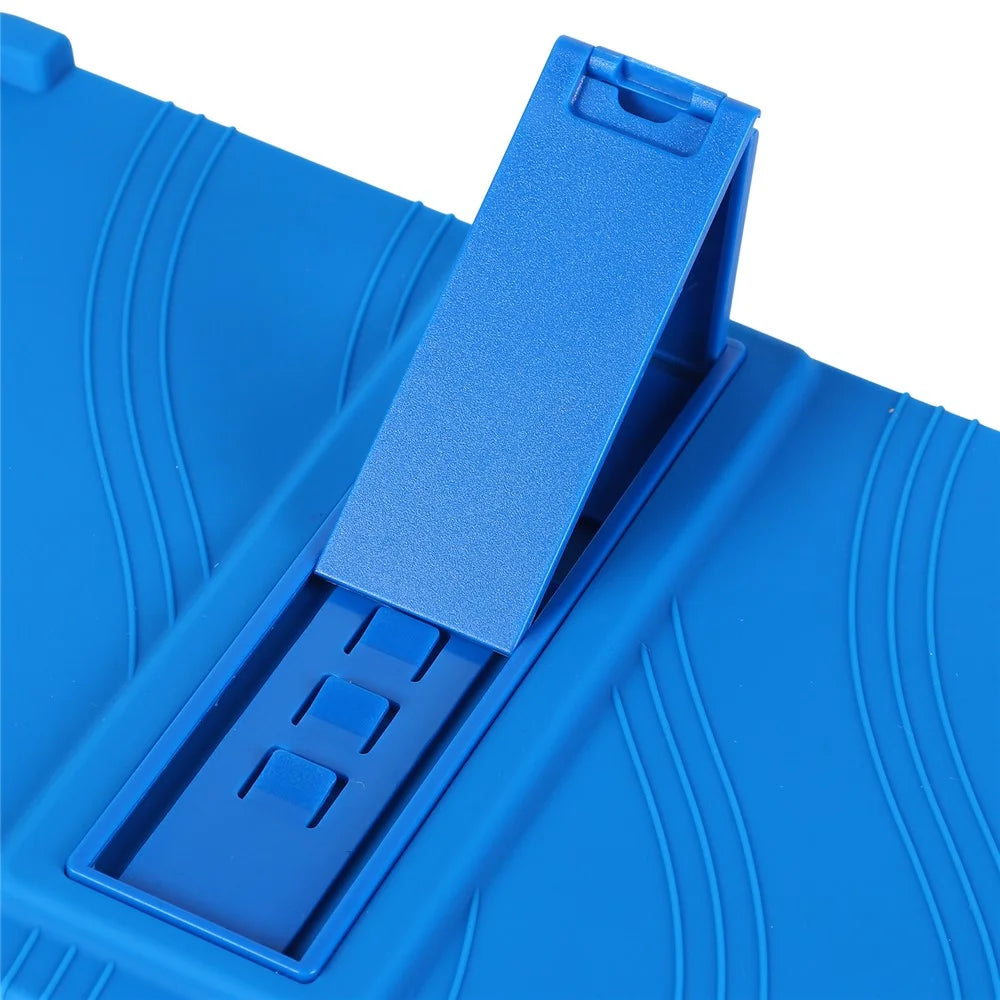 For Doogee U11 / U11 Pro Silicone Case with Kickstand Rugged Protective Cover - Dark Blue - 7
