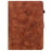 For Lenovo Tab TB311FU Case Lily Flower Imprint Card Slots Leather Tablet Cover - Brown - 5