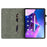 For Lenovo Tab TB311FU Case Tiger Imprint Anti-Scratch PU Leather Tablet Cover - Grey - 2