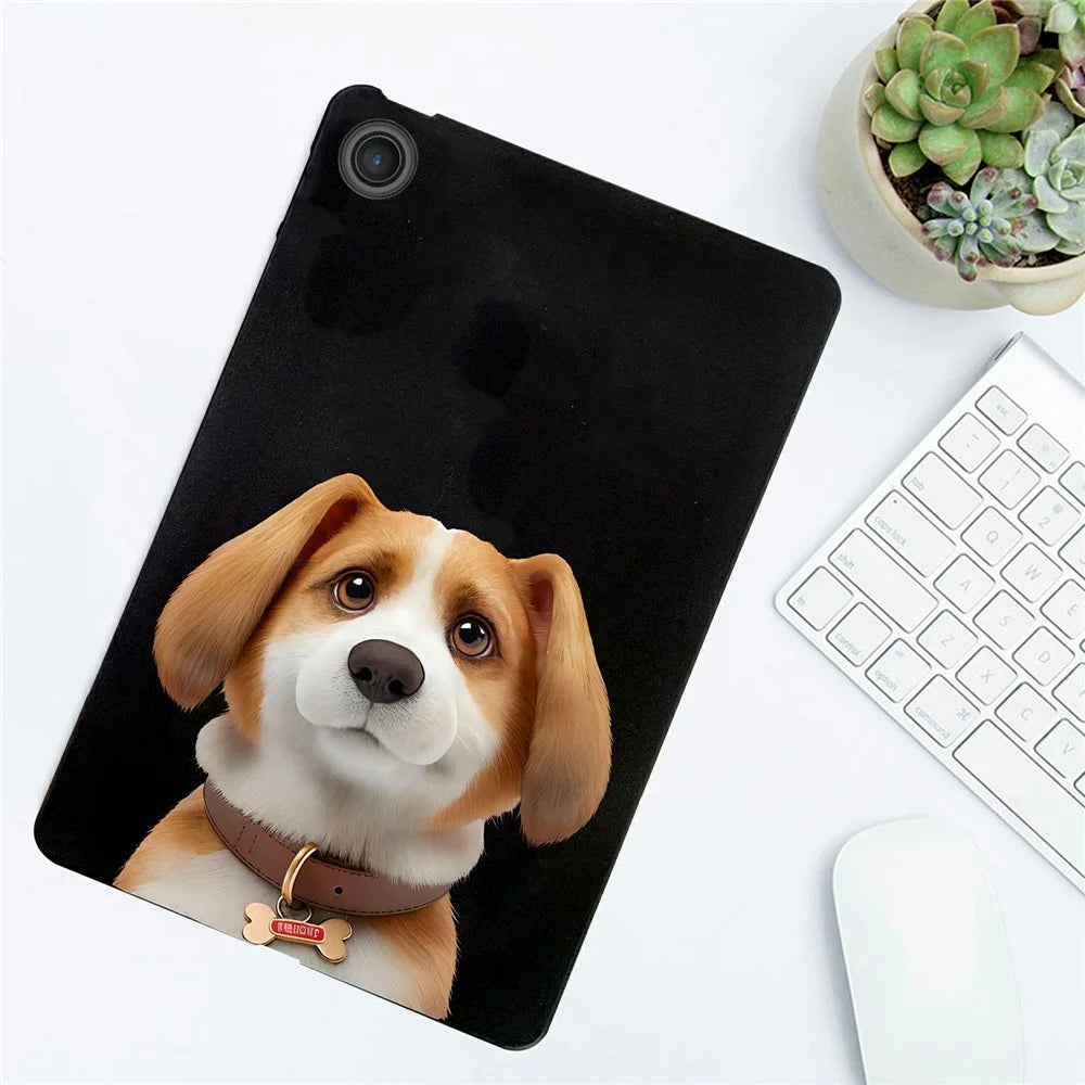 For Lenovo Tab TB311FU Case Pattern Printing Slim TPU Tablet Protective Cover - Harrier Beagle - 4