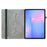 For Samsung Galaxy Tab S10 FE+ Leather Case Pattern Printed Stand Tablet Cover with Card Slots - Lion Head - 2