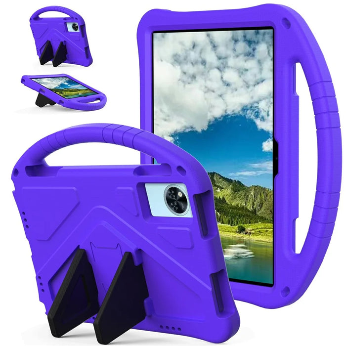 For Doogee U11 / U11 Pro / Infinix XPAD 30E Case EVA Tablet Cover with Handle Kickstand Children Friendly - Purple - 1