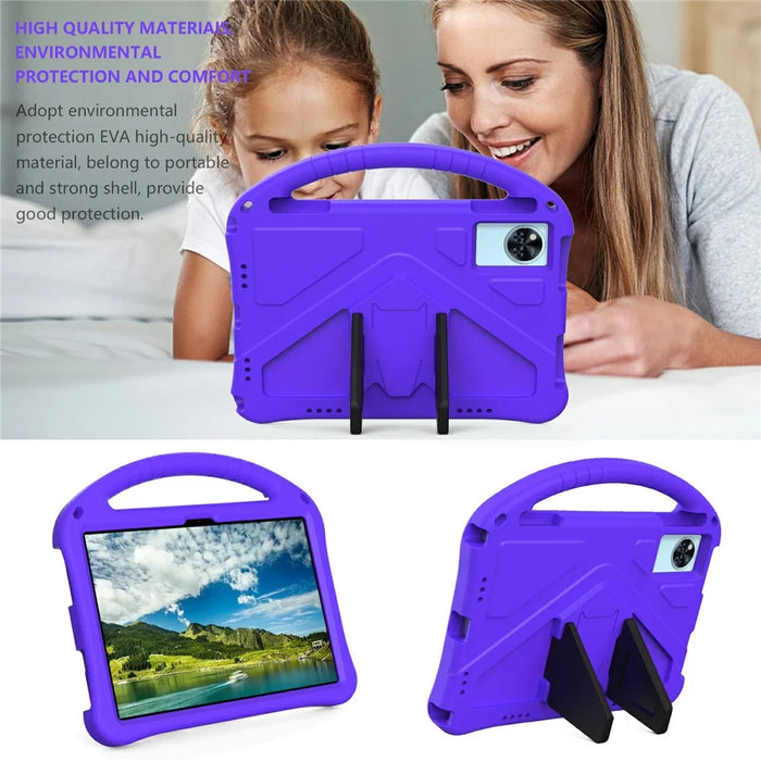 For Doogee U11 / U11 Pro / Infinix XPAD 30E Case EVA Tablet Cover with Handle Kickstand Children Friendly - Purple - 3