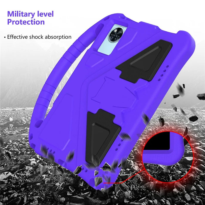 For Doogee U11 / U11 Pro / Infinix XPAD 30E Case EVA Tablet Cover with Handle Kickstand Children Friendly - Purple - 5