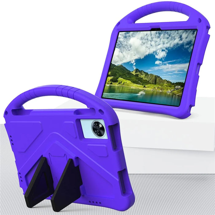 For Doogee U11 / U11 Pro / Infinix XPAD 30E Case EVA Tablet Cover with Handle Kickstand Children Friendly - Purple - 7