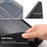For Samsung Galaxy Tab A9 Stand Case Auto Wake / Sleep PU Leather Tablet Cover with Wallet / Hand Strap - Blue - 6