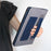 For Samsung Galaxy Tab S10 FE+ Stand Case Auto Wake / Sleep PU Leather Tablet Cover with Wallet / Hand Strap - Blue - 5