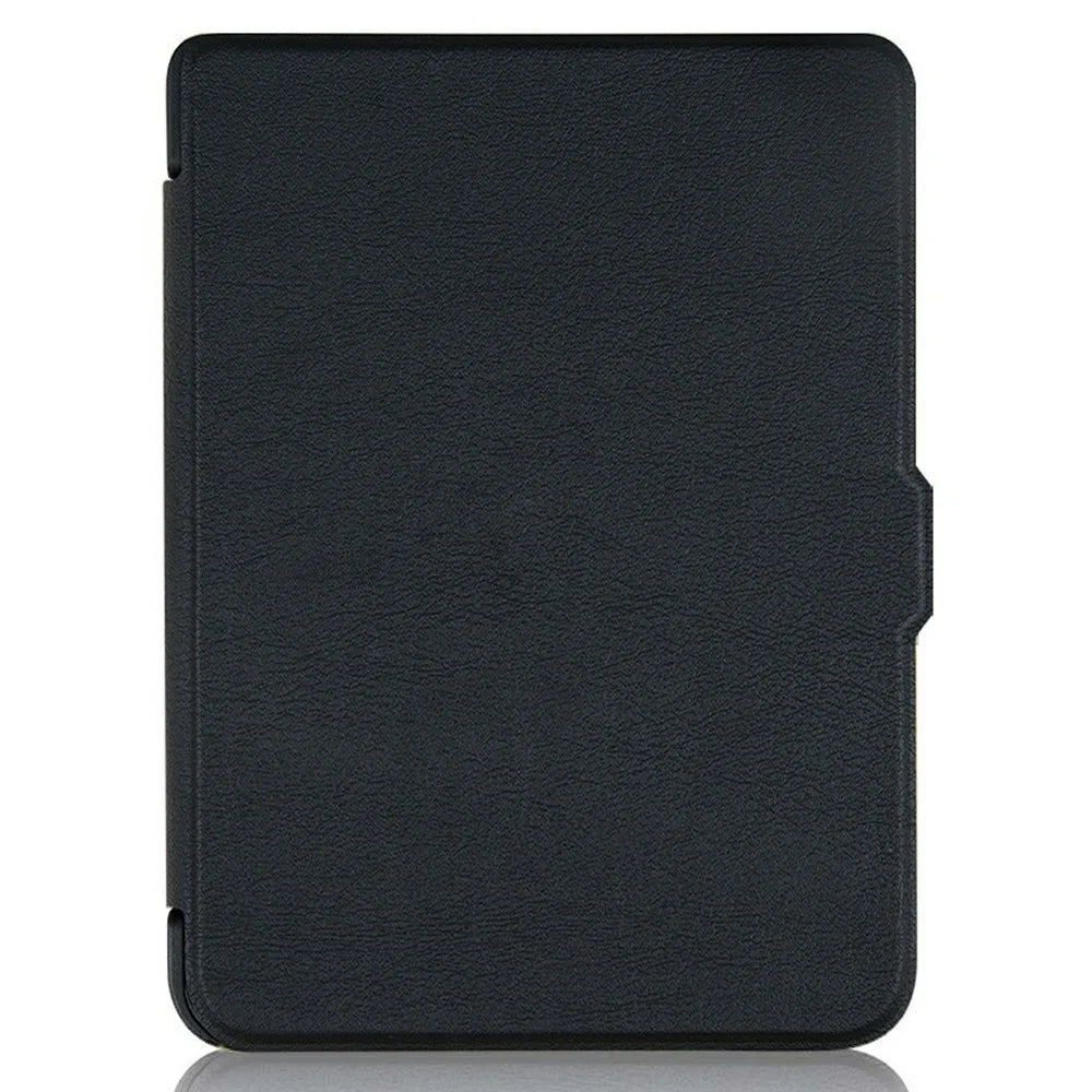 For Tolino Shine 4 Case Book Style PC + PU Leather E-Reader Protective Cover with Auto Sleep  /  Wake - Black - 3