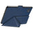 For Tolino Shine 4 Case Origami Stand PC + PU Leather E-Reader Protective Cover with Auto Sleep  /  Wake - Dark Blue - 2