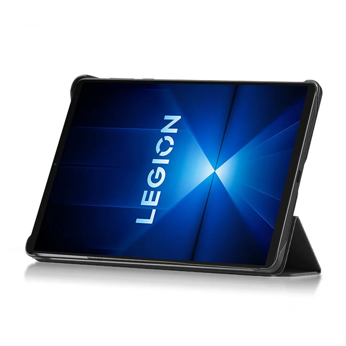 For Lenovo Legion Y700 (2025) Case Stand PU Leather Magnetic Detachable Tablet Cover - Black - 3