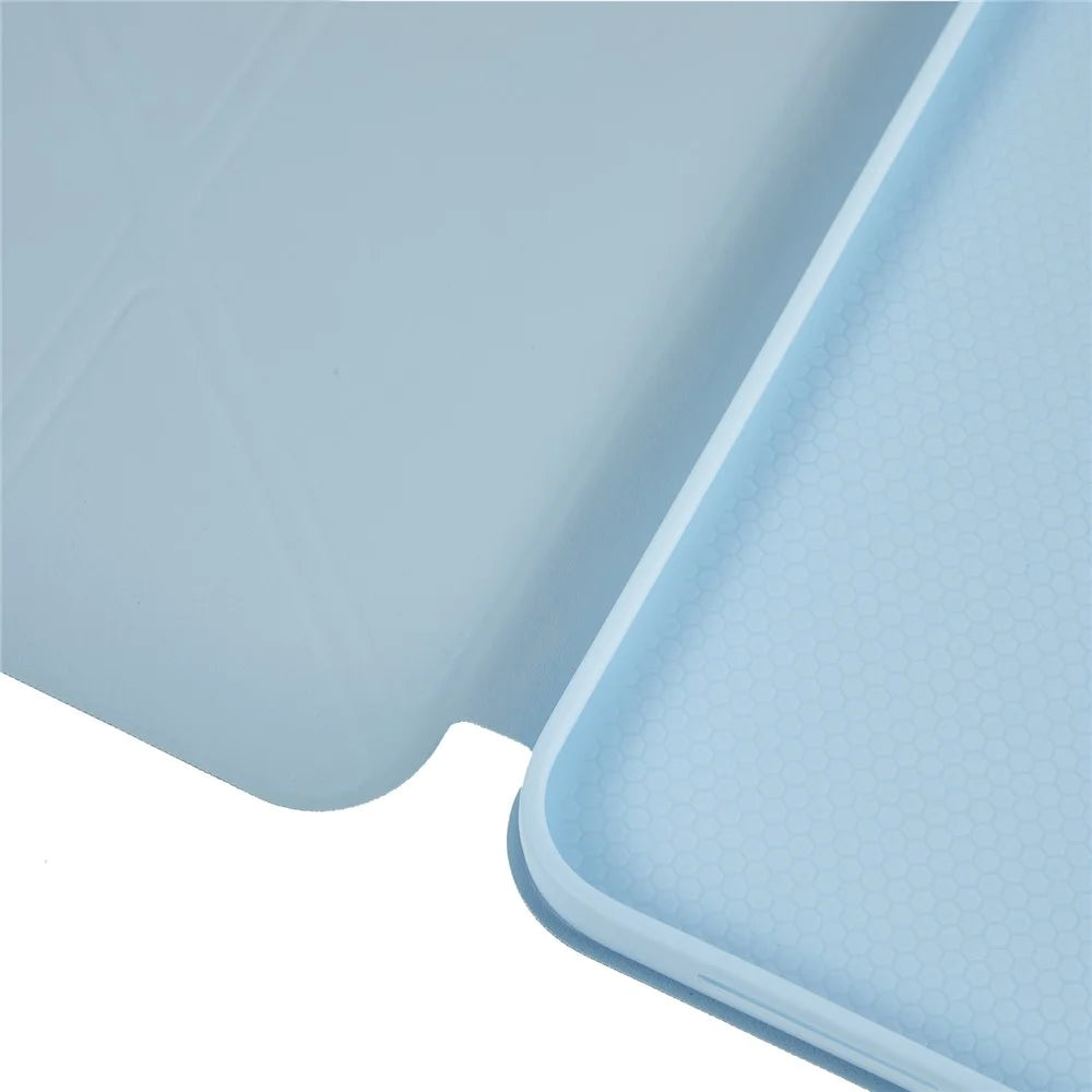 Tablet Case For iPad Air 11 (2026) / (2025) / (2024) / Air (2022) / (2020) Origami Stand PU Leather + TPU Cover - Blue - 4