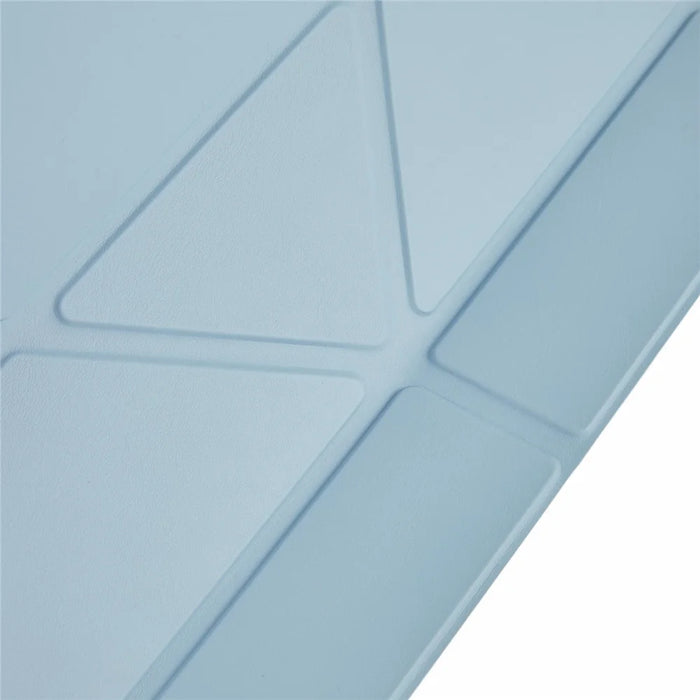 For iPad (2025) / iPad 10.9 (2022) Case Origami Stand PU Leather + TPU Tablet Cover - Blue - 5