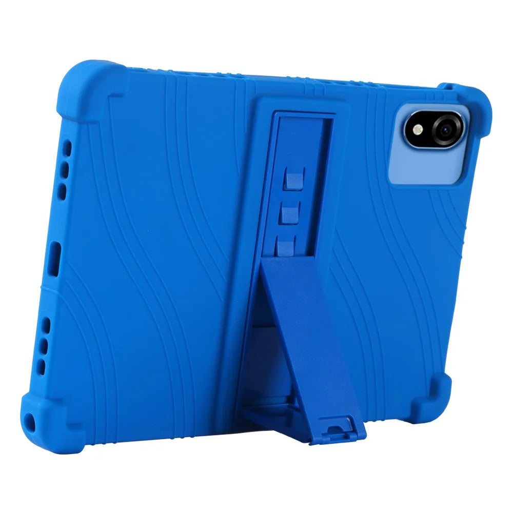 Silicone Case For Blackview Tab 60 Wifi / Tab 60 Pro / Oscal Pad 30 WiFi / 80 WiFi / Doogee U9 / U10 / U10 Pro Rugged Cover with Kickstand - Dark Blue - 3