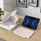 Tablet Case for iPad Air 11 (2026) / (2025) / (2024) / Air (2022) / (2020) / Pro 11-inch (2018) Magnetic Clasp PU Leather Stand Cover - Pink - 4