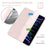 Tablet Case For iPad Pro 11 (2022)  /  (2021)  /  (2020) Stand Magnetic Detachable PU Leather Cover with Auto Wake  /  Sleep - Pink - 3