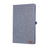 For Samsung Galaxy Tab S10 FE+ Leather Case Card Holder Cloth Texture Tablet Stand Cover - Blue - 6