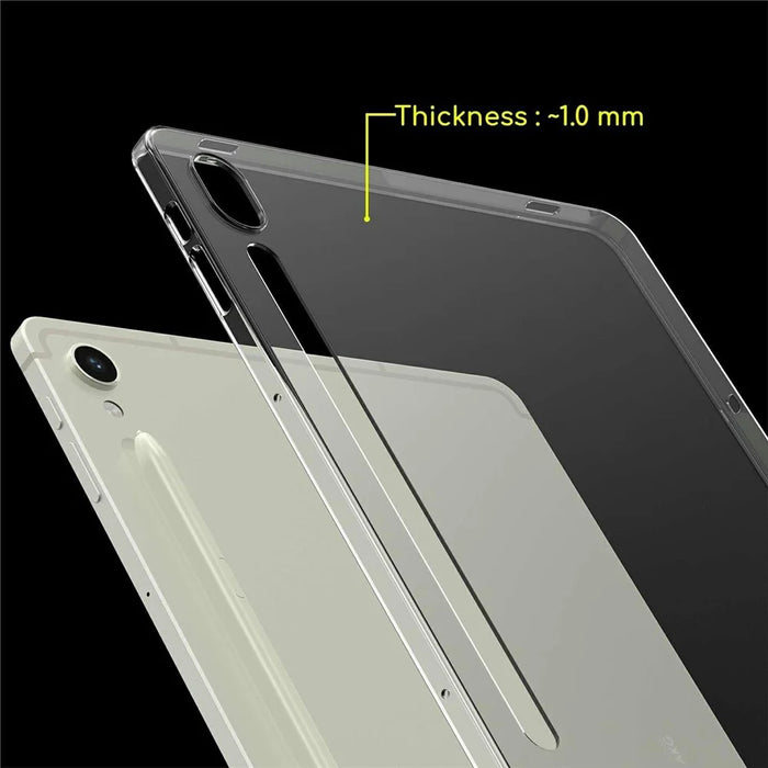 For Samsung Galaxy Tab S10 Lite / S10 FE / S9 FE Super Clear Case Drop Protection TPU Tablet Cover - 4