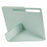 For Samsung Galaxy Tab S10 FE+ Case PC + PU Leather Origami Stand Magnetic Tablet Cover - Light Green - 2