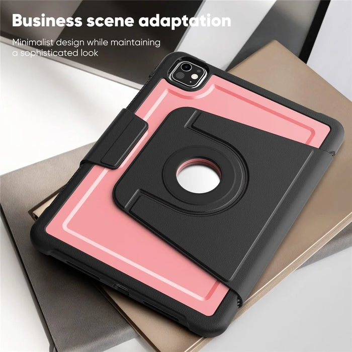 For iPad Pro 11 (2025) / 11 (2024) Tablet Case Detachable PC + TPU + PU Leather Flip Cover - Pink - 6