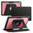 Tablet Case for iPad 10.2 (2021) / (2019) / (2020) / Pro 10.5-inch (2017) / Air 10.5 inch (2019) Detachable PU Leather Flip Cover - Pink - 1