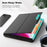 Tablet Case for iPad 10.2 (2021) / (2019) / (2020) / Pro 10.5-inch (2017) / Air 10.5 inch (2019) Detachable PU Leather Flip Cover - Pink - 3