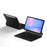 For Samsung Galaxy Tab S10 FE Magnetic Floating Bluetooth-Compatible Keyboard (Russian) + Leather Tablet Case - Black - 5