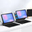 For Samsung Galaxy Tab S10 FE Floating Magnetic Bluetooth-Compatible Keyboard (Korean) + Leather Tablet Case - Black - 7