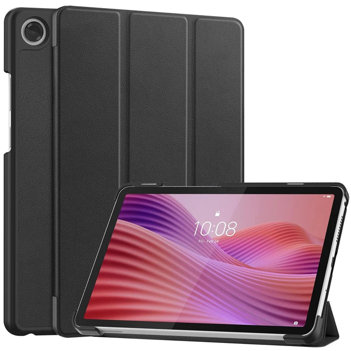 For Lenovo Tab K9  /  Tab One Case Anti-Drop Leather Stand Tablet Cover - Black - 1