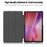 For Lenovo Tab K9  /  Tab One Case Anti-Drop Leather Stand Tablet Cover - Black - 2