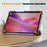 For Lenovo Tab K9  /  Tab One Case Anti-Drop Leather Stand Tablet Cover - Black - 5