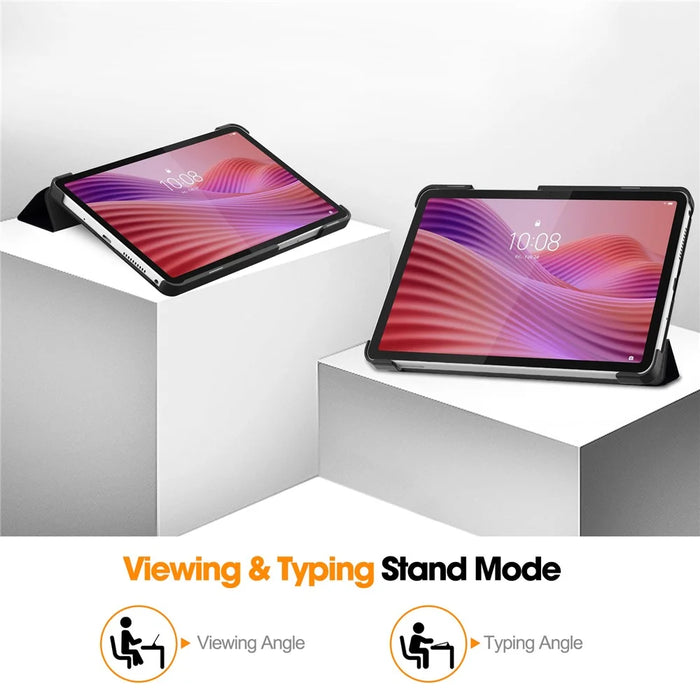 For Lenovo Tab K9  /  Tab One Case Pattern Print Leather Stand Tablet Cover - Don't Touch Me - 3