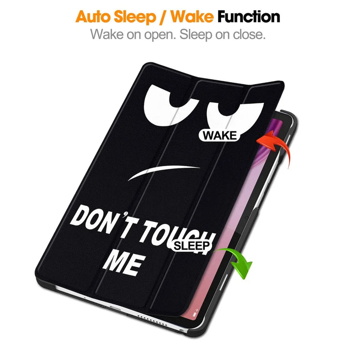 For Lenovo Tab K9  /  Tab One Case Pattern Print Leather Stand Tablet Cover - Don't Touch Me - 4