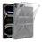For iPad Pro 11 (2025) / 11 (2024) Clear Case Kickstand Shockproof TPU + PC Tablet Cover with Pen Slot - 2