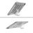 For iPad Pro 11 (2025) / 11 (2024) Clear Case Kickstand Shockproof TPU + PC Tablet Cover with Pen Slot - 4