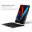 For Honor Pad GT Leather Case + Bluetooth-Compatible Keyboard with Backlight Trackpad - 4