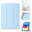 For iPad (2025)  /  10.9 (2022) Case Folding Stand Magnetic Leather Tablet Cover - Baby Blue - 1