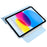 For iPad (2025)  /  10.9 (2022) Case Folding Stand Magnetic Leather Tablet Cover - Baby Blue - 4