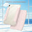 For iPad mini (2024)  /  (2021) Tablet Case Stand Magnetic Detachable PU Leather Cover with Auto Wake  /  Sleep - Pink - 2